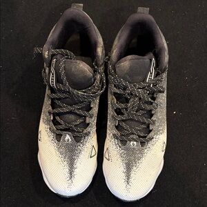 Under Armour Black & White Football Cleats